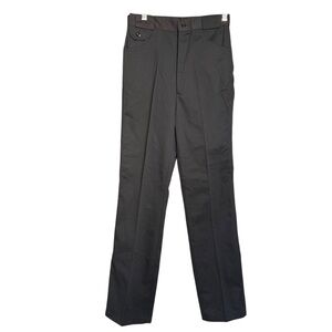 Vintage Firenze Boys Cargo Chino Pants Black Size 16 R NWT Prep School Uniform